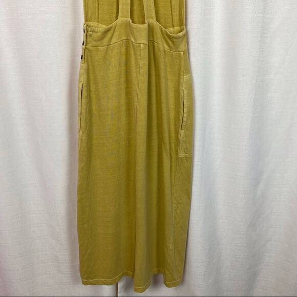 Free People Beach Light Yellow Sunrise Pinafore Jumper Sz.XS NWT - Picture 13 of 16